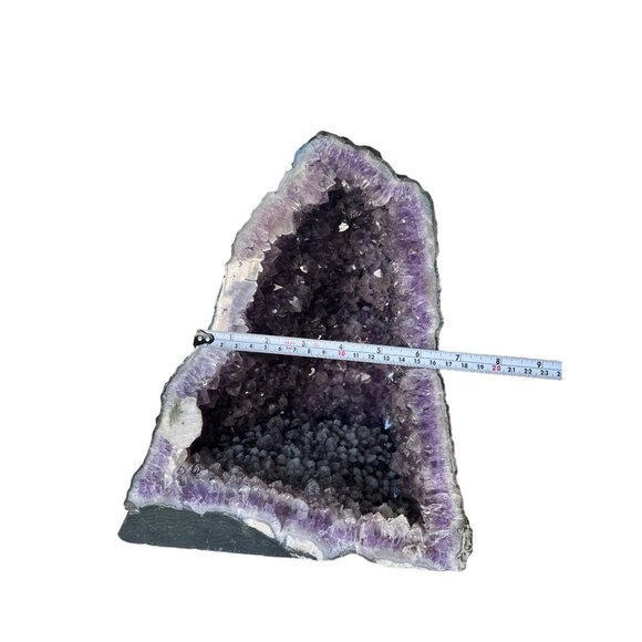 Genuine Amethyst Crystal Cluster Geode Cathedral Specimen 22 lbs - Picture 6 of 13